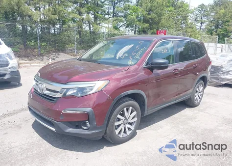 2019 Honda Pilot Ex-L из США, поврежденный, VIN 5FNYF5H5XKB045563